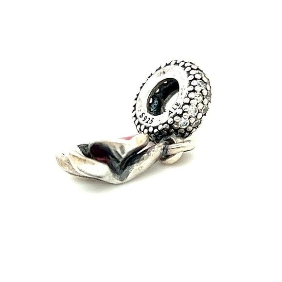 Pandora Pink Flower Dangle Charm - Picture 6 of 6